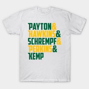 1995-96 SEATTLE Basketball Lineup T-Shirt